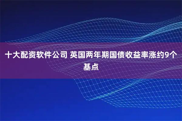 十大配资软件公司 英国两年期国债收益率涨约9个基点